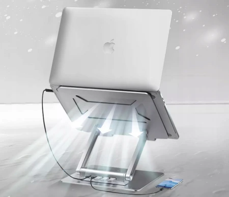 Podstawka pod Laptopa KOPIER Aluminiowa Regulowana
