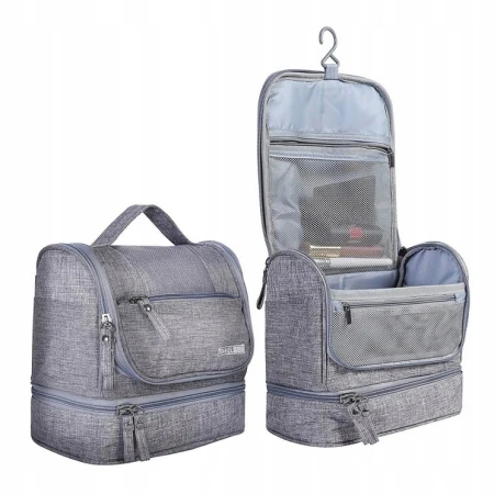 Kosmetyczka Turystyczna  KOPIER Szara Wisząca