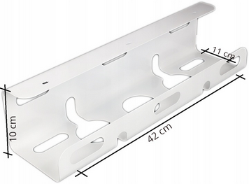 ORGANIZER DO KABLI METALOWY 42cm BIAŁY
