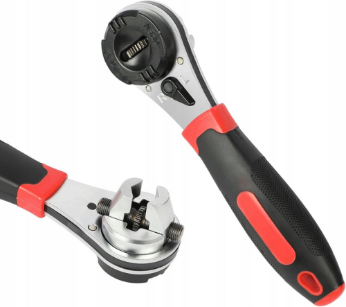 Przejdź do produktu Uniwersalny Klucz Nasadowy KOPIER z Grzechotką Zapadkowy Regulowany 6-22mm 1/4-7/8