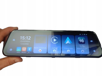 Kamera Samochodowa 4k 10" KOPIER w Lusterku Android Carplay
