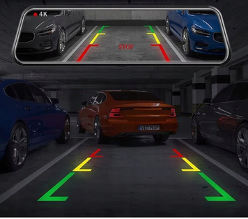 Kamera Samochodowa 4k 10" KOPIER w Lusterku Android Carplay