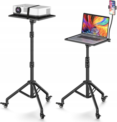 Przejdź do produktu Statyw na Laptop/ Projektor KOPIER na Kółkach z Uchwytem na Telefon