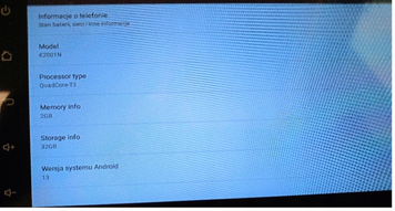 Radio Smochodowe 2DIN + Kamera 12 LED KOPIER Zestaw Android WiFi