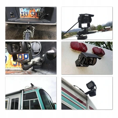 Kamera Cofania KOPIER 4 PIN 18 DIOD IR BUS 12V/24V NTSC