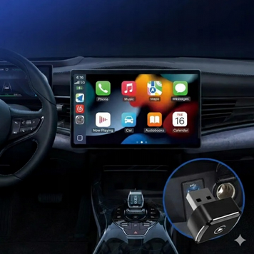 Mini Adapter Carplay KOPIER Bezprzewodowy WFI BT 5,8GHz Wifi BT 5.4