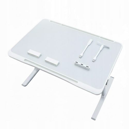 Przejdź do produktu Stolik pod Laptopa KOPIER Składany Regulowany LED USB Wiatrak