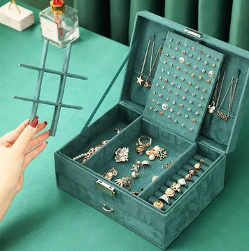Opakowanie na Biżuterię KOPIER Zielona Szkatułka