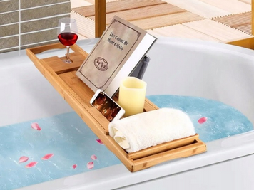 Drewniana Półka na Wanne KOPIER Regulowana