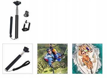 Zestaw Do Kamery Sportowej KOPIER 50w1 Akcesoria GoPro Hero DJI