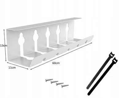 Maskownica na Kable KOPIER Organizer pod Biurko 60 cm XXL