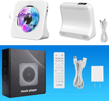 Odtwarzacz Przenośny CD KOPIER Głośnik Bluetooth Radio + Pilot
