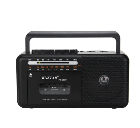 Przenośne Radio KOPIER Magnetofon Kasetowy Bluetooth, AM/FM/SW