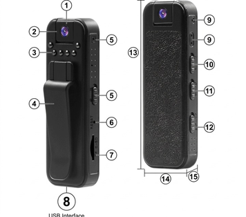 Mini Kamera KOPIER Przenośna WiFi HD Audio Tryb Nocny