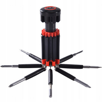 Śrubokręt Składany + Latarka KOPIER 8w1 Multitool
