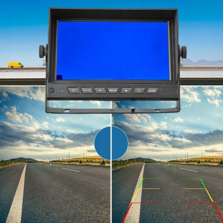 Monitor  7''+Kamera BUS+Kabel 4PIN 15m KOPIER