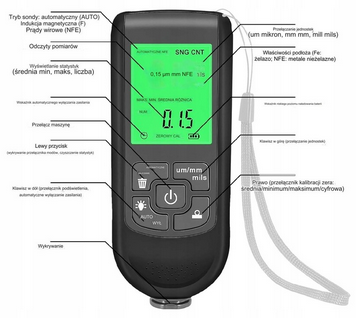 MIERNIK LAKIERU HW300PRO-W