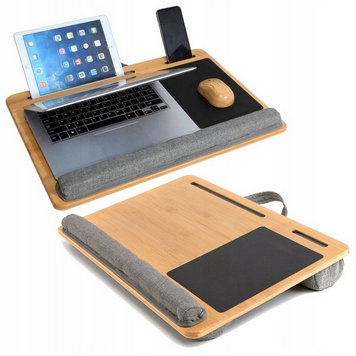 Stolik podstawka bambusowa pod laptopa
