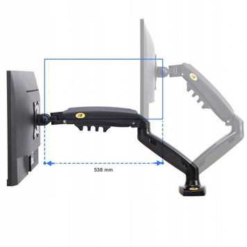 UCHWYT TV 120mm KU110 F160