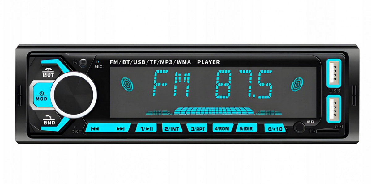 Radio do Samochodu MP3 KOPIER 1DIN BT,FM