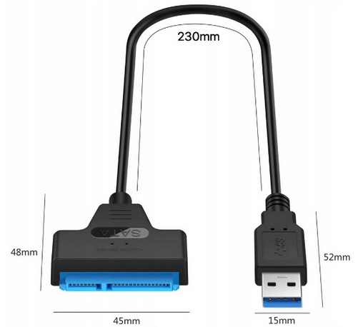 ADAPTER USB 3.0-SATA HARD DRIVE