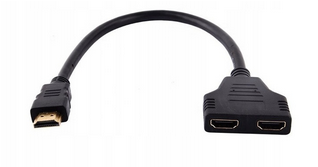 ADAPTER HDMI 1 na 2 KABEL