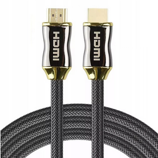 KABEL HDMI-HDMI 4K SZARY GOLD 10m