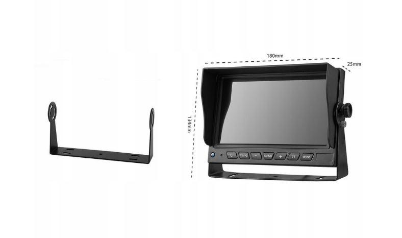 Zestaw cofania TIR/BUS monitor 7