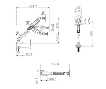 PODSTAWKA POD MONITOR KP104