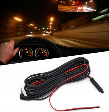 Kabel KOPIER do Wideorejestratora Kamery Cofania Przedlużacz Złączka 5 PIN 10M