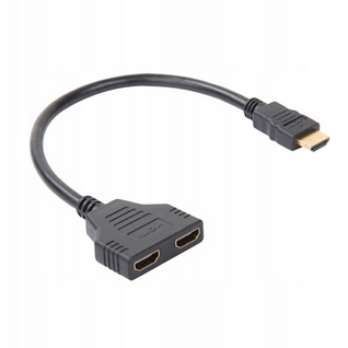 ADAPTER HDMI 1 na 2 KABEL