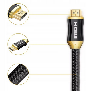 KABEL HDMI-HDMI 4K PLECIONY GOLD 5m