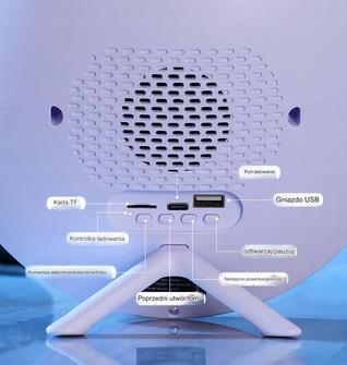 Projektor Laserowy KOPIER Księżyc Lampka/Głośnik