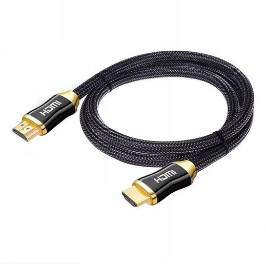 KABEL HDMI-HDMI 4K SZARY GOLD 10m