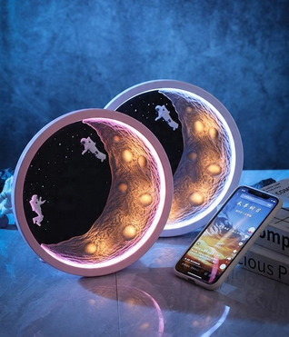 Projektor Laserowy KOPIER Księżyc Lampka/Głośnik