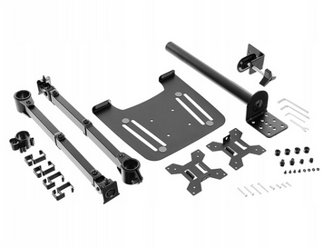 UCHWYT TV BIURKOWY 40cm ŁAMANY+PÓŁKA