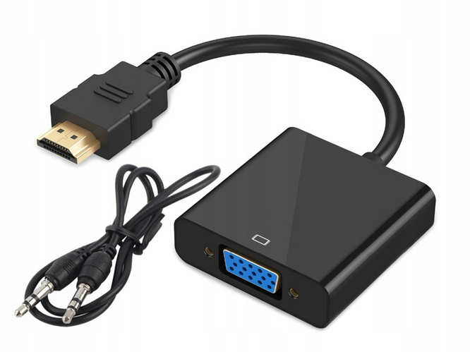 ADAPTER HDMI-VGA+AUDIO