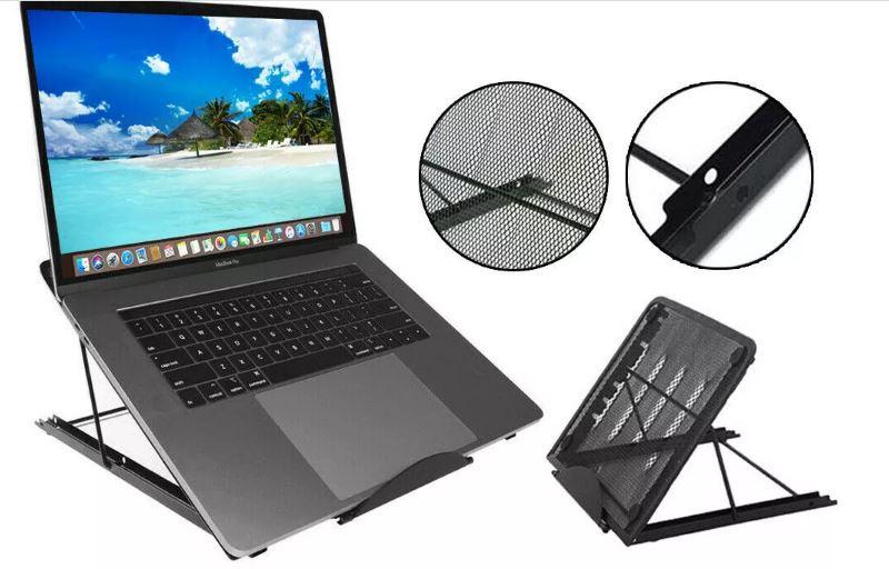 Podstawka  pod laptop/tablet  N19 metalowa czarna