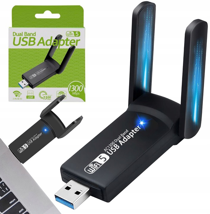 KARTA SIECIOWA USB DUAL WIFI5 AC