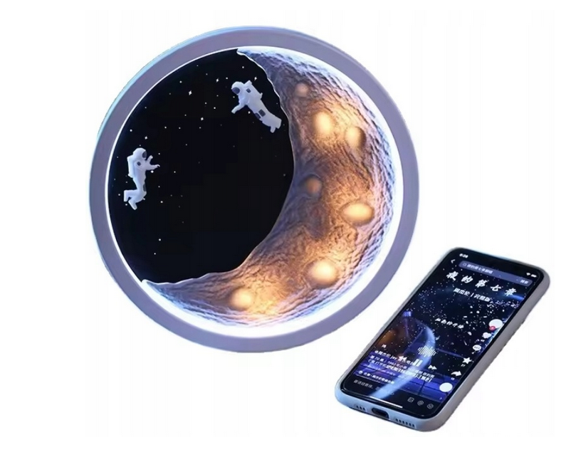 Projektor Laserowy KOPIER Księżyc Lampka/Głośnik