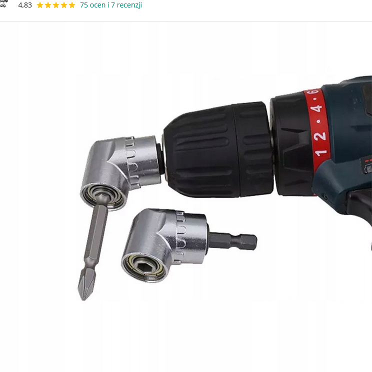 Adapter Kątowy KOPIER 2szt do Wkrętarki