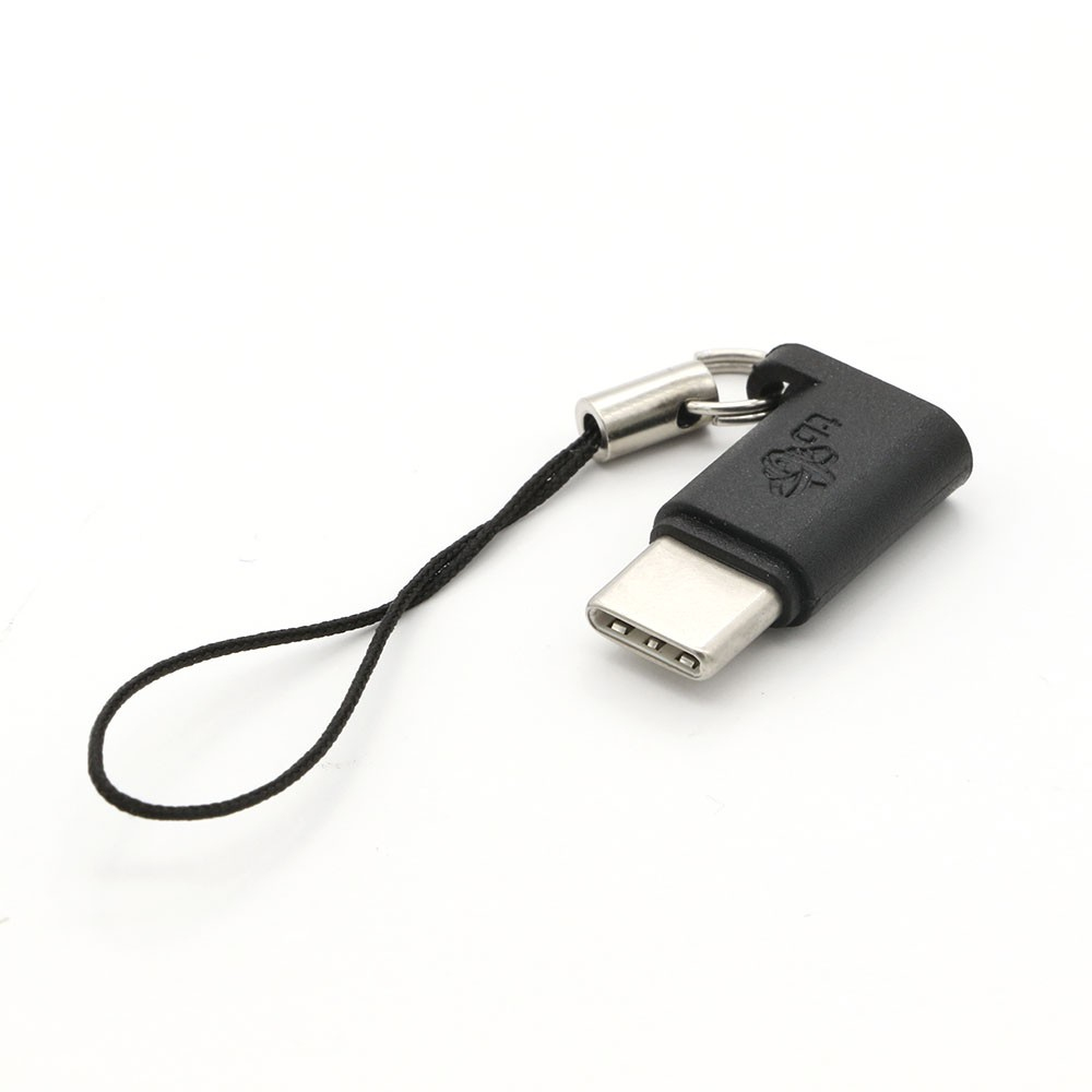 Adapter Micro USB - USB C czarny