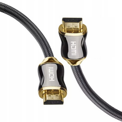 KABEL HDMI-HDMI 4K SZARY GOLD 10m