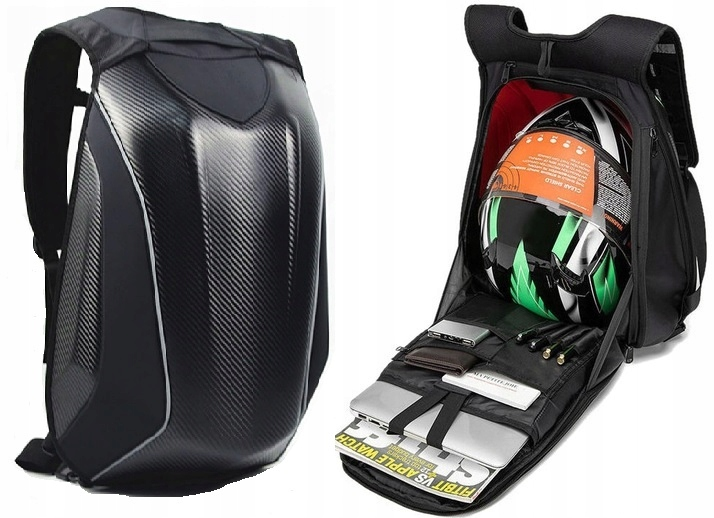Plecak Motocyklowy KOPIER Carbon Czarny