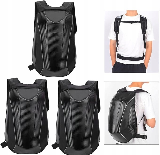 Plecak Motocyklowy KOPIER Carbon Czarny