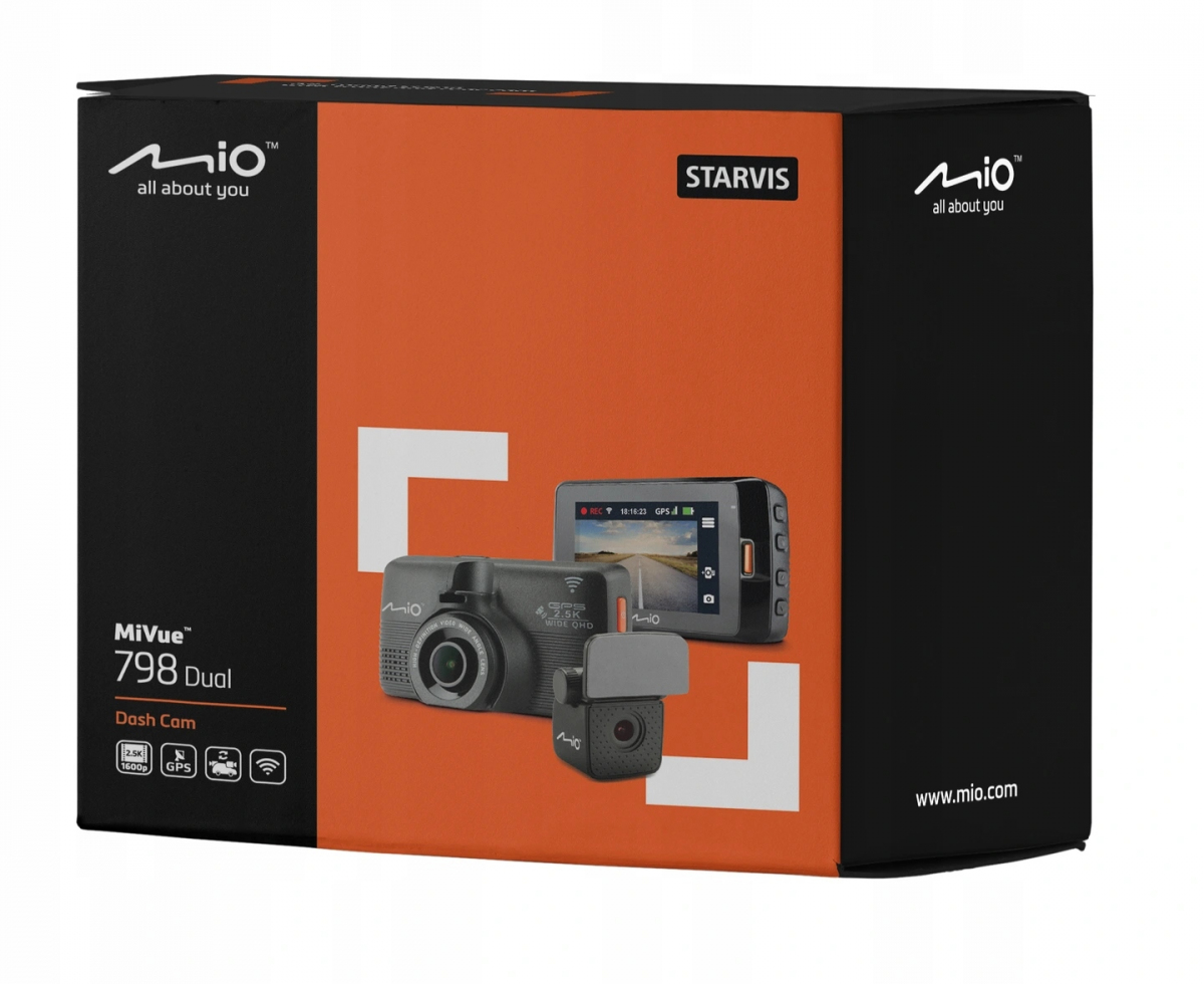 MIO MiVue 798 Dual SONY STARVIS+128GB+Smartbox III