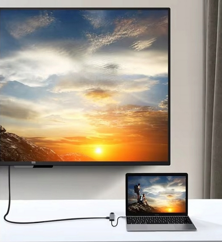 Adapter HUB USB-C KOPIER 8w1 2xUSB HDMI LAN