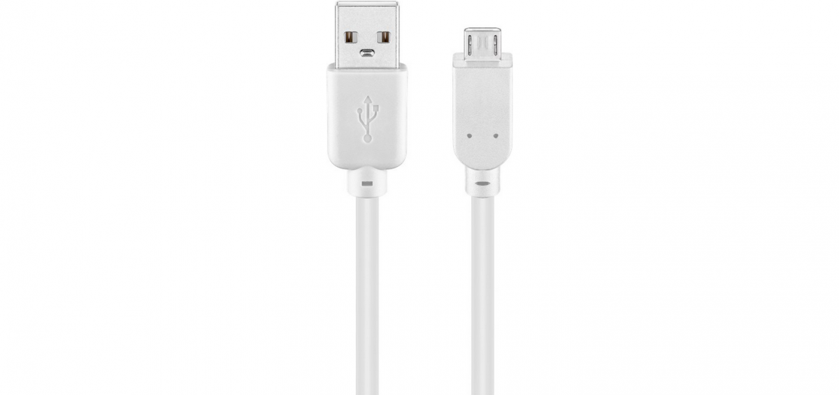 Kabel przewód USB 2.0 Hi-Speed Biały 5m