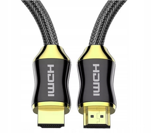 KABEL HDMI-HDMI 4K SZARY GOLD 10m