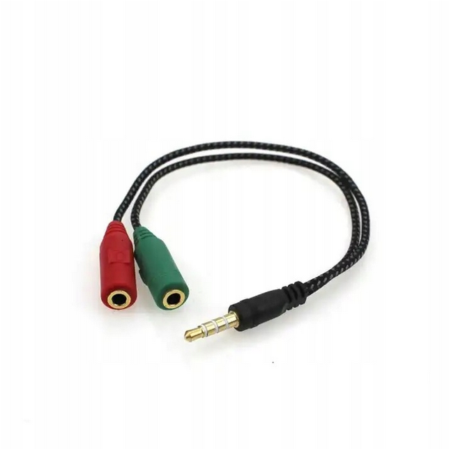 KABEL AUDIO JACK 3,5mm 2x1